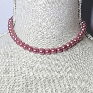 🔥3/$20 Vintage Marvella Pink Pearl Necklace